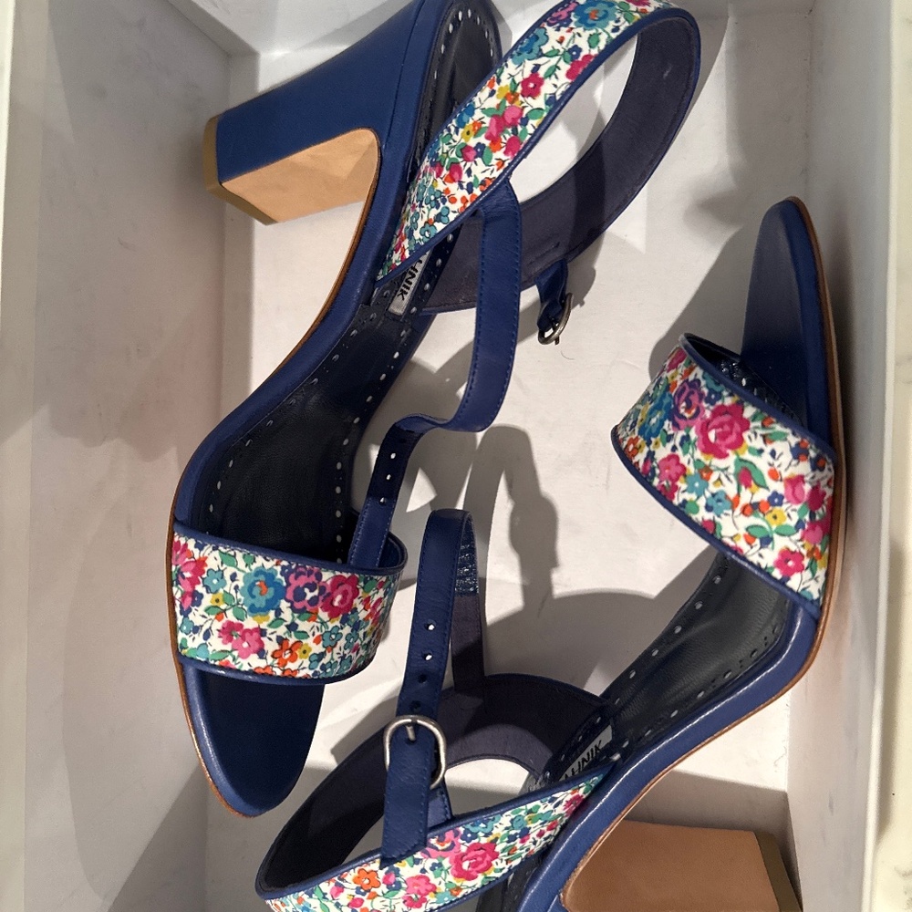 Floral Manolo Blahnik